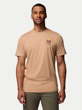 Columbia Columbia Camiseta Explorers Canyon™ 2036451 Beis Regular Fit