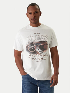 Guess Guess Camiseta M6RI13 K8FQ4 Écru Regular Fit