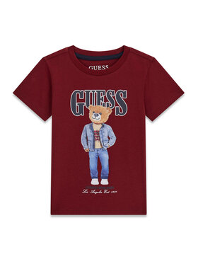 Guess Guess Camiseta N6RI05 K8HM4 Guinda/burdeos Regular Fit