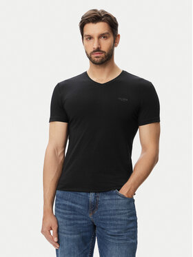 Guess Guess Футболка M6YI32 K3735 Чорний Extra Slim Fit