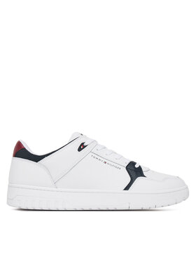 Tommy Hilfiger Tenisice Tommy Hilfiger Th Basket Core Lite Lth Mix FM0FM05518 Bijela