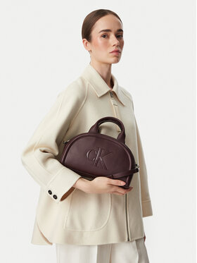 Calvin Klein Bolso Calvin Klein Bold Ck Dome Crossbody LV04F3895G Guinda/burdeos