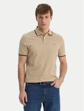 Tommy Hilfiger Tommy Hilfiger Polo Pique MW0MW42749 Beis Regular Fit