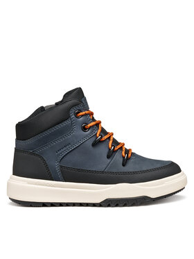 Geox Schnürschuhe Geox J Bunshee B Abx J56FMA 0ME32 C4008 S Dunkelblau