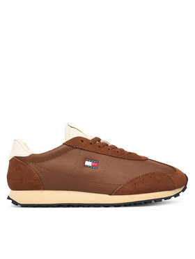 Tommy Jeans Snīkeri Tommy Jeans Retro Runner Archive Ltr EN0EN03097 Brūns