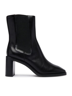 Calvin Klein Členková obuv Calvin Klein Block Heel Chelsea Boot Lth HW0HW03177 Čierna