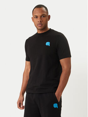 KARL LAGERFELD KARL LAGERFELD Camiseta 755049 562235 Negro Regular Fit