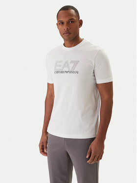 EA7 Emporio Armani EA7 Emporio Armani Camiseta 7M001307 AF10375 Blanco Regular Fit
