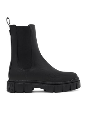 GINO ROSSI Členková obuv s elastickým prvkom Gino Rossi 4064 Čierna