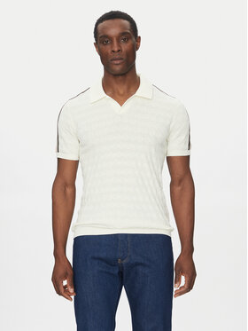 Liu Jo Liu Jo Polo Maglia Chiusa QA5029 MA71P Krem Regular Fit