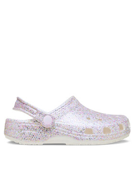 Crocs Шльопанці Crocs Classic Fantasy Glitter Clog K 212561 Білий