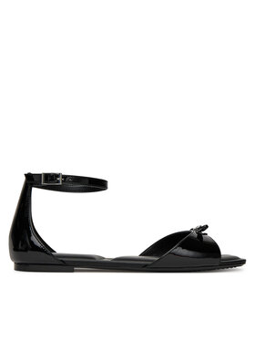 DKNY Sandale DKNY Dazey Flat Ankle Strap K1599651 Negru