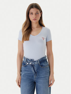 Guess Guess Футболка W2YI45 J1314 Блакитний Slim Fit