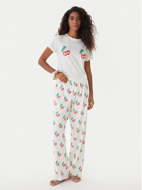 Juicy Couture Juicy Couture Pijama JCLPJ225515 Écru Regular Fit