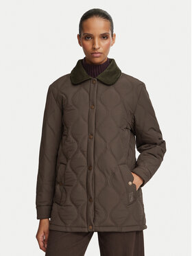 Hunter Hunter Átmeneti kabát HARW0027262 Sötétbarna Regular Fit