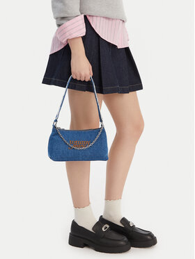 Tommy Jeans Handtasche Tommy Jeans Tjw Cool Denim Shoulder Bag AW0AW18575 Blau