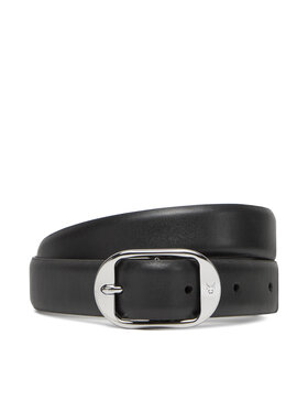 Calvin Klein Sieviešu josta Calvin Klein Forged Pin Belt 25Mm LV04K7014G Melns
