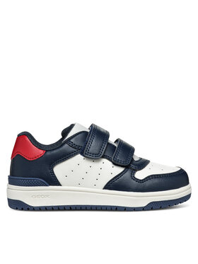 Geox Sneakersy Geox J Washiba Boy J46LQA 000BC C4211 D Tmavomodrá
