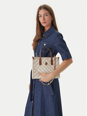 Tommy Hilfiger Bolso Tommy Hilfiger Th City Mini Tote AW0AW18393 Beis
