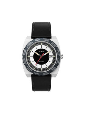 Timex Hodinky Timex World Time 1972 Reissue TW2V69500 Čierna