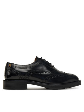 Tommy Hilfiger Oxfordy Tommy Hilfiger Brogue FW0FW08818 Černá