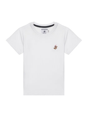 Beverly Hills Polo Club Beverly Hills Polo Club Camiseta P-SS26B-TS0131 Blanco Regular Fit