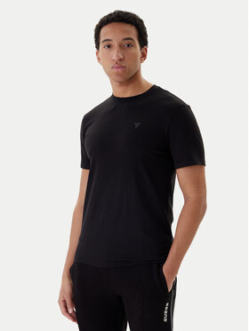 Guess Guess Футболка Z2YI12 JR06K Чорний Regular Fit