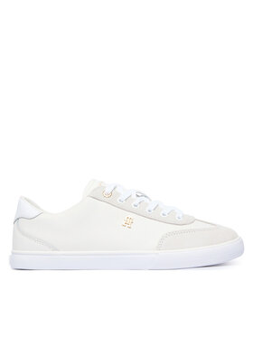 Tommy Hilfiger Sneakers Tommy Hilfiger Th Chic Low Vulc FW0FW09391 Creme