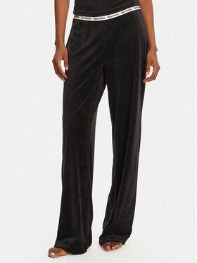 Juicy Couture Juicy Couture Піжамні штани Vicky JCLAS125504 Чорний Flare Fit