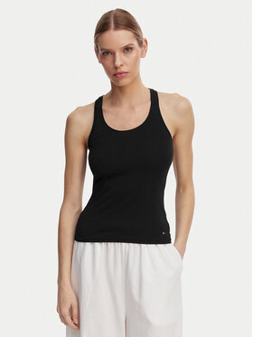 Tommy Hilfiger Tommy Hilfiger Conjunto de tops UW0UW05748 Negro Regular Fit