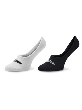 adidas Șosete joase adidas Thin Linear Ballerina Socks 2 Pairs HT3448 Alb