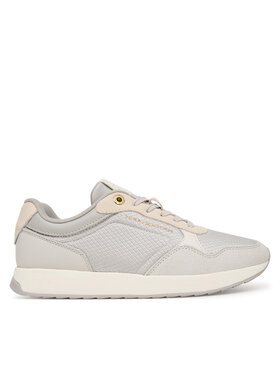 Tommy Hilfiger Sneakersy Tommy Hilfiger Th Retro Runner FW0FW09690 Svetlosivá
