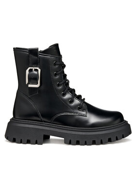 Geox Botine Geox J Maquinnens J56M6C 000CN C9999 D Negru