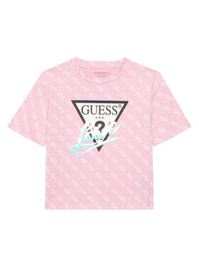 Guess Guess Футболка J6RI08 K6YW4 Рожевий Regular Fit