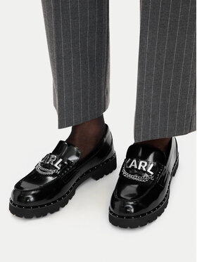 KARL LAGERFELD Loaferek KARL LAGERFELD Lowell KL42226 Fekete
