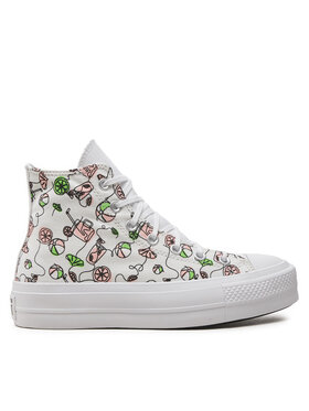 Converse Кеди Converse Chuck Taylor All Star Lift Platform Pink Lemonade A07561C Білий