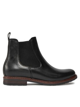 Tamaris Členková obuv s elastickým prvkom Tamaris 1-25056-41 Čierna