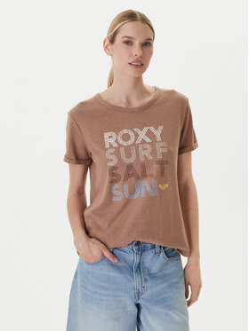 Roxy Roxy Camiseta ERJZT06024 Marrón Regular Fit