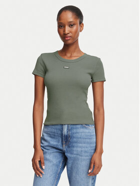 HUGO HUGO Camiseta Easy 50523924 Verde Slim Fit