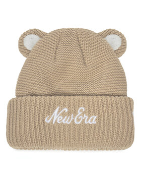 New Era Kapa New Era Teddy Bear Ears Cuff Knit Beanie 60580793 Bež