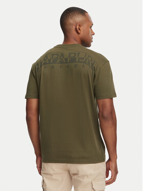 Napapijri Napapijri Camiseta Yourte NP0A8AU2 Verde oscuro Relaxed Fit