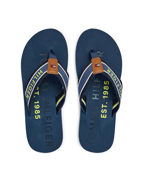 Tommy Hilfiger Flip-flops Tommy Hilfiger Sporty Hilfiger Beach Sandal FM0FM05805 Kék