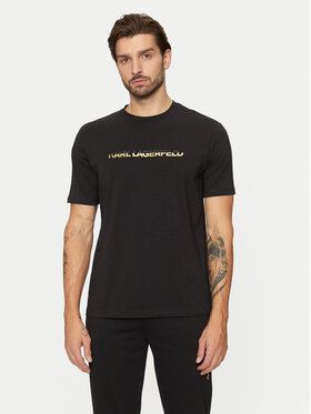 KARL LAGERFELD KARL LAGERFELD Camiseta 755462 551235 Negro Regular Fit