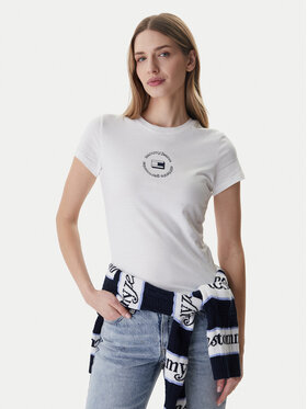Tommy Jeans Tommy Jeans Camiseta DW0DW22273 Blanco Slim Fit