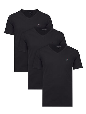 Tommy Hilfiger Tommy Hilfiger Conjunto de camisetas UM0UM03637 Negro Regular Fit