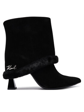 KARL LAGERFELD Botine KARL LAGERFELD Debutante KL32052 Negru