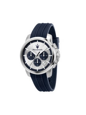 Maserati Ročna ura Maserati Successo Chronograph R8871621042 Srebrna