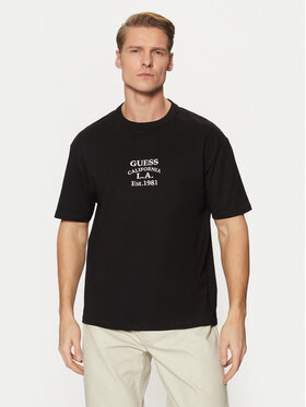 Guess Guess Футболка M5RI35 K8FQ4 Чорний Oversize
