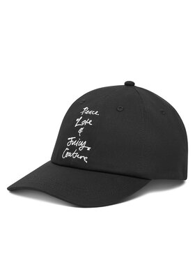 Juicy Couture Бейсболка Juicy Couture Peace Love And Juicy JCAWH225703 Чорний