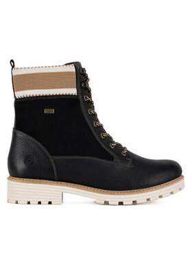 Remonte Schnürstiefeletten Remonte D0W77-03 Schwarz